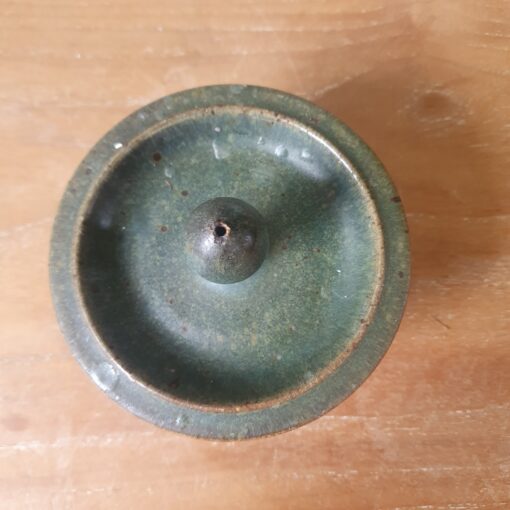 Emaille bakje met deksel van aardewerk - Afbeelding 4