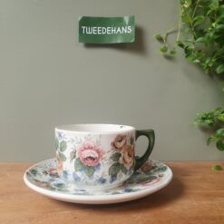 Kop en schotel | Bloemen | 1