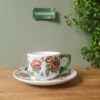 Kop en schotel | Bloemen | 2