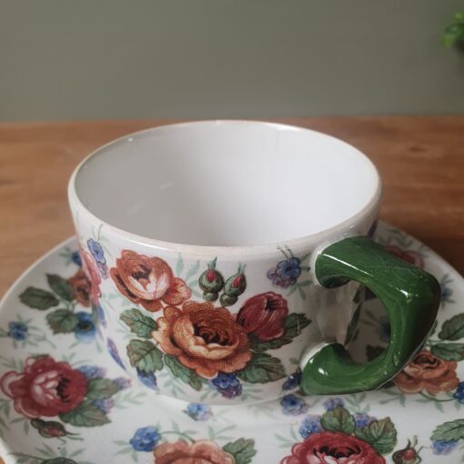 Kop en schotel | Bloemen | 2 - Afbeelding 3