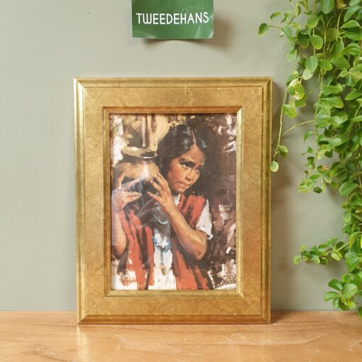 Gouden lijst met portret