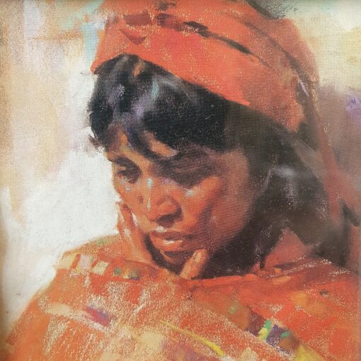 Witte lijst met portret - Afbeelding 2