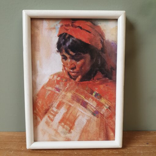 Witte lijst met portret - Afbeelding 3