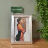 Zilveren lijst met portret