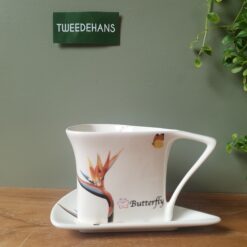 Kop en schotel | Driehoek | Butterfly